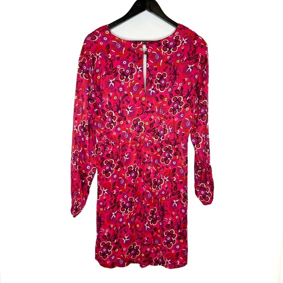 Anthropologie Dress Maeve Wrap Mini Dress Floral Print - Picture 8 of 8
